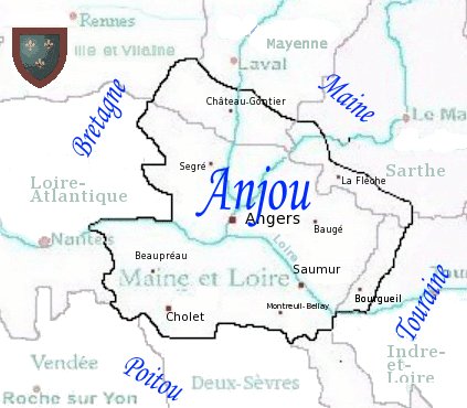 L'ancienne province d'Anjou=